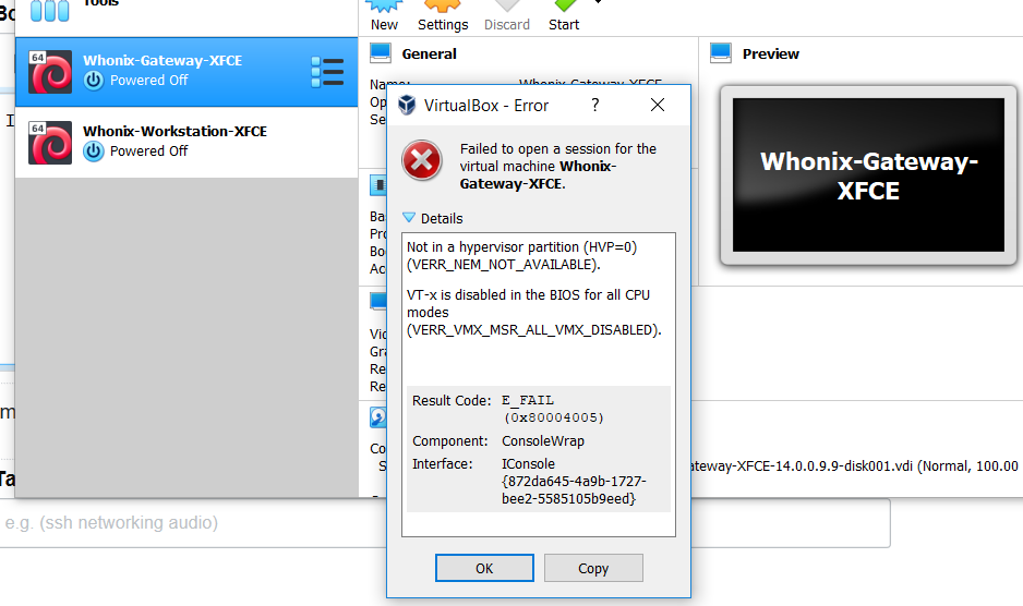 Vt x is disabled in the bios for all cpu modes virtualbox как исправить