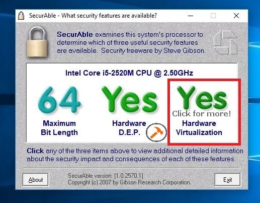 Come Risolvere L Errore Vt X Is Disabled In The Bios For All Cpu Modes