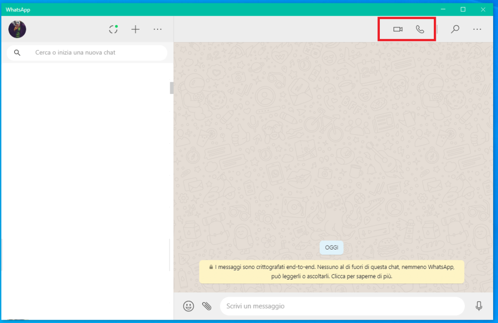 Videochiamate Whatsapp Web