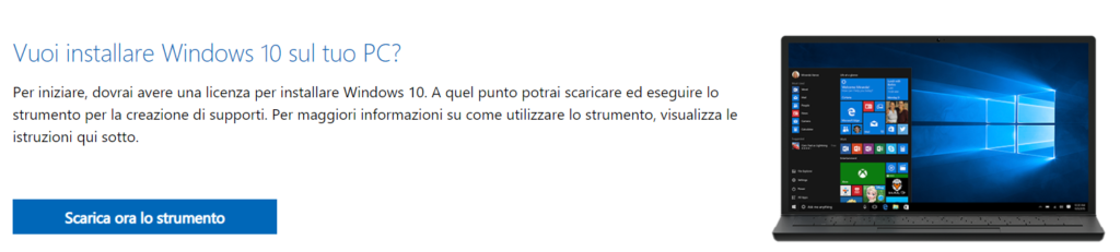 Come scaricare Windows 10