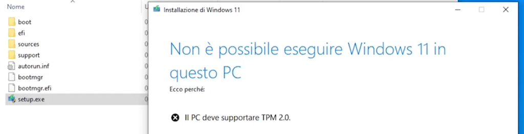 Come installare Windows 11 senza TPM e Secure Boot