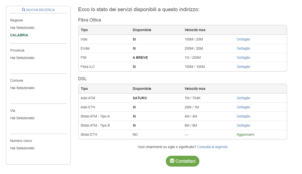 Conoscere la distanza dalla cabina