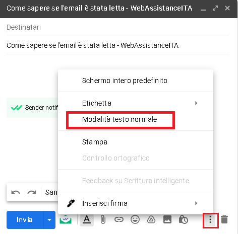 come sapere se l'email è stata letta