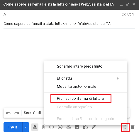 come sapere se l'email è stata letta