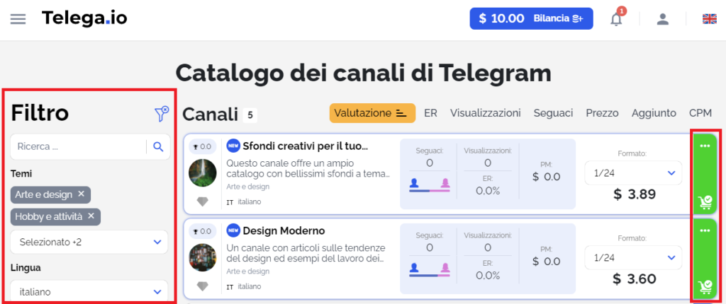 lanciare una campagna pubblicitaria su Telegram