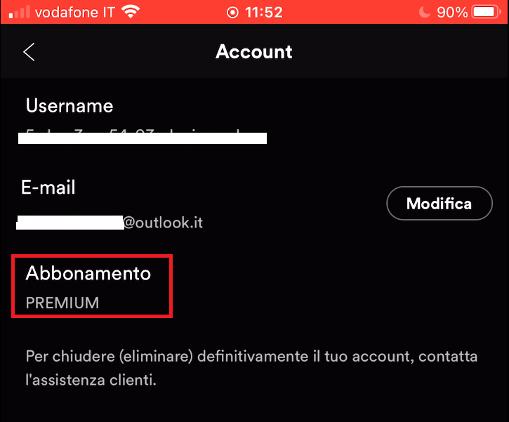 Spotify craccato iOS 