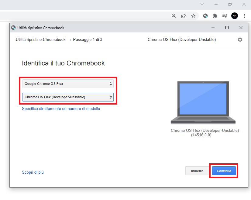 Chrome OS Flex download