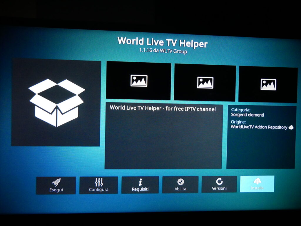 World live tv helper