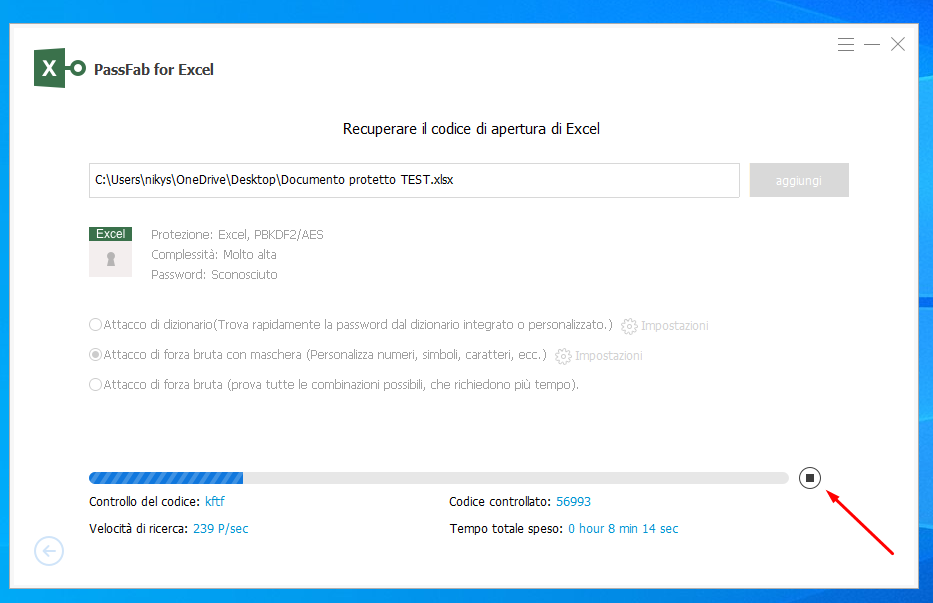 Recuperare password Excel dimenticata