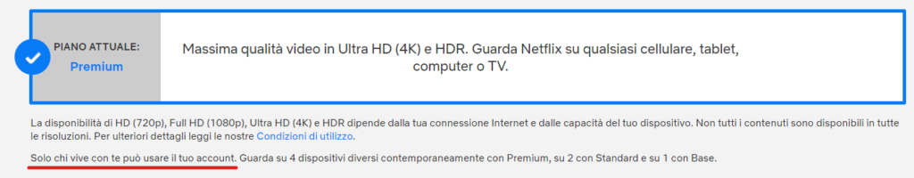 Come condividere abbonamento Netflix 8