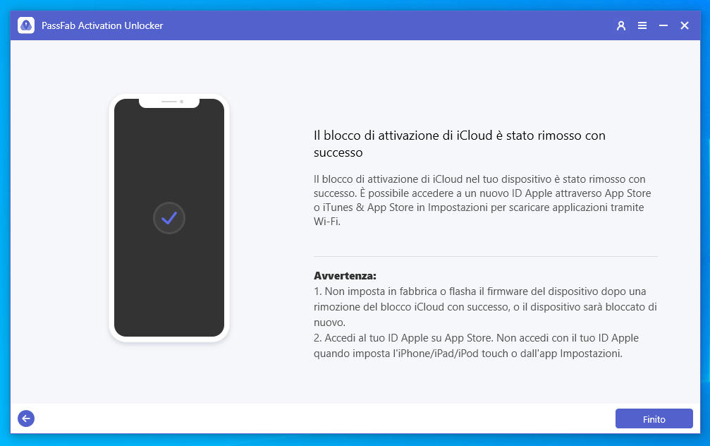 Come rimuovere iCloud su iPhone e iPad bloccato 2