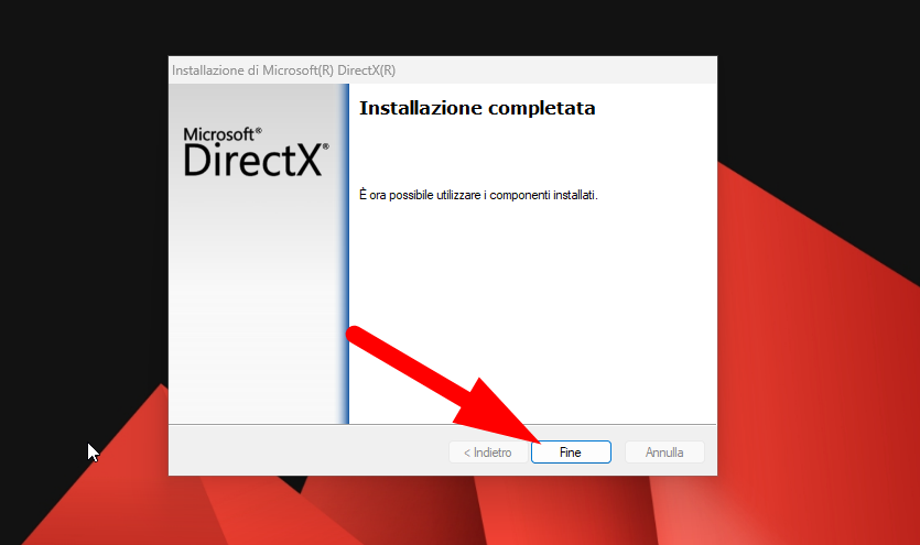 Installare i DirectX