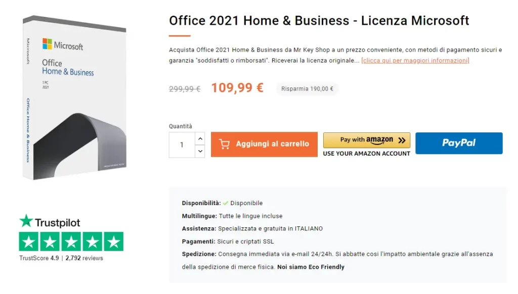 Differenza tra Office Home e Professional