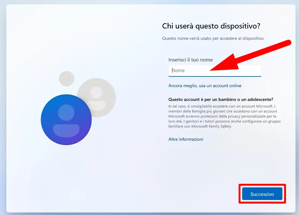 Come installare Windows 11 senza account Microsoft