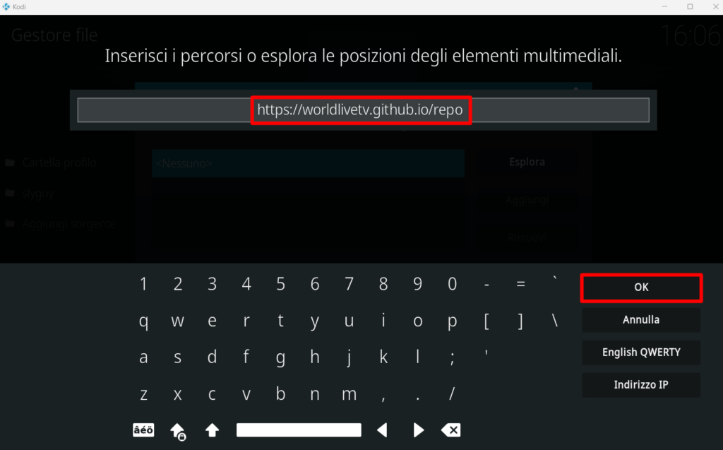 Come guardare i canali TV su Kodi