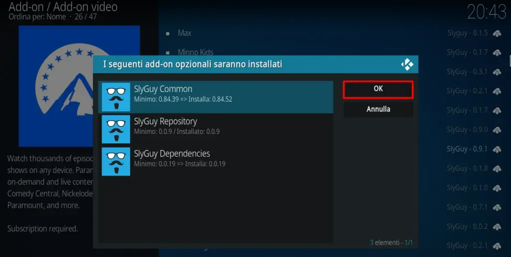 Come installare Paramount Plus su Kodi