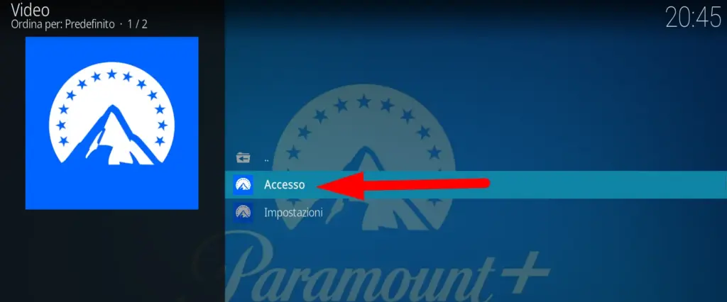 Come installare Paramount Plus su Kodi 8