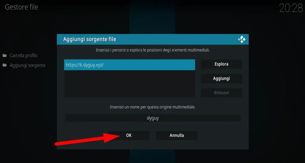 installare Paramount Plus su Kodi 1