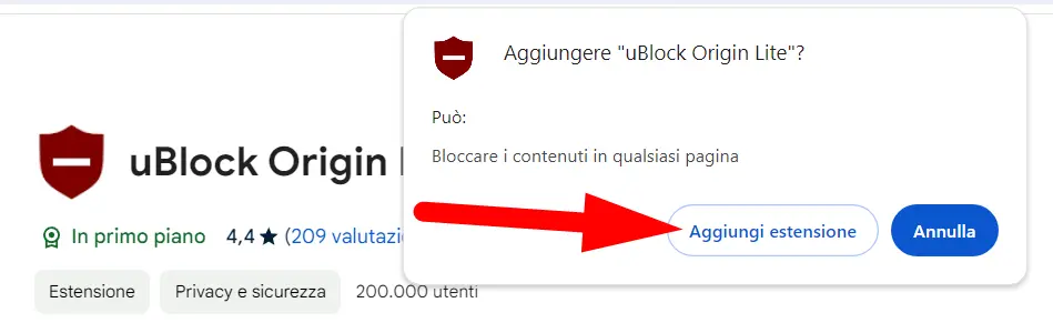 ublock origin non funziona 3