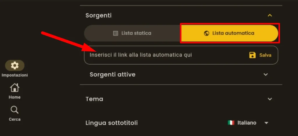 Come aggiungere delle sorgenti Movye su Fire Stick 